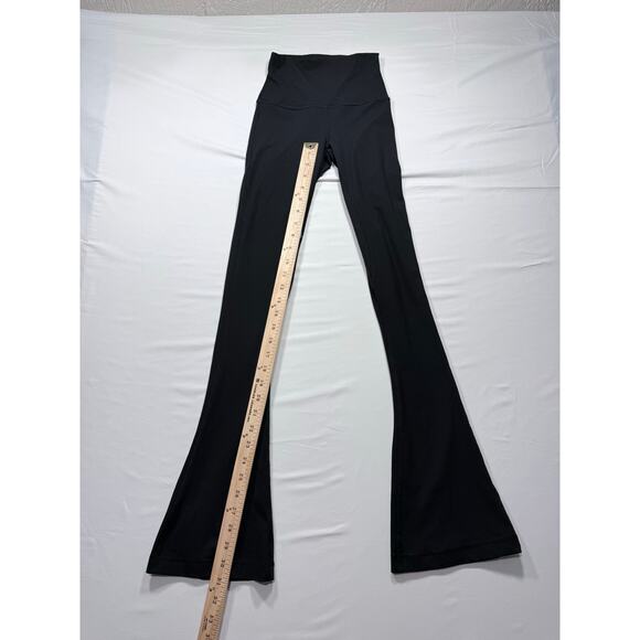 Lululemon Align™ High-Rise Ribbed Mini-Flare Pant - Black (Size 0) - Picture 3 of 7